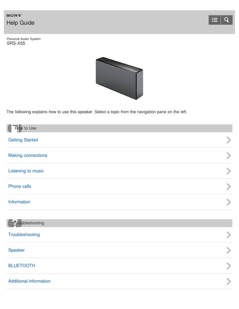 Sony SRS-X55 Help guide