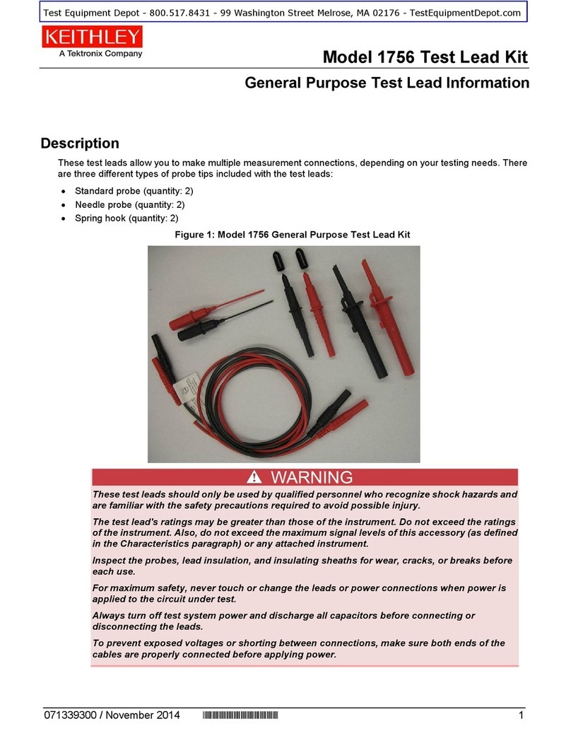 Tektronix Keithley 1756 manual