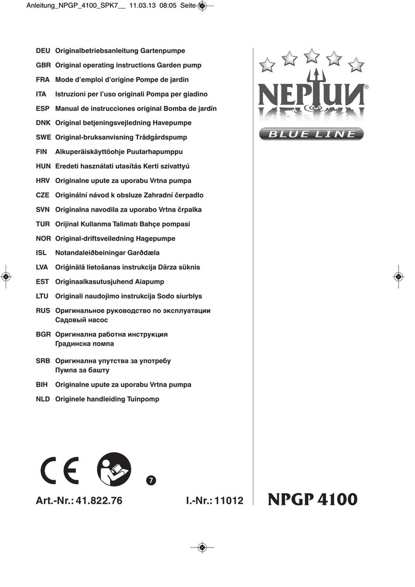 Neptun Blue Line NPGP 4100 User manual