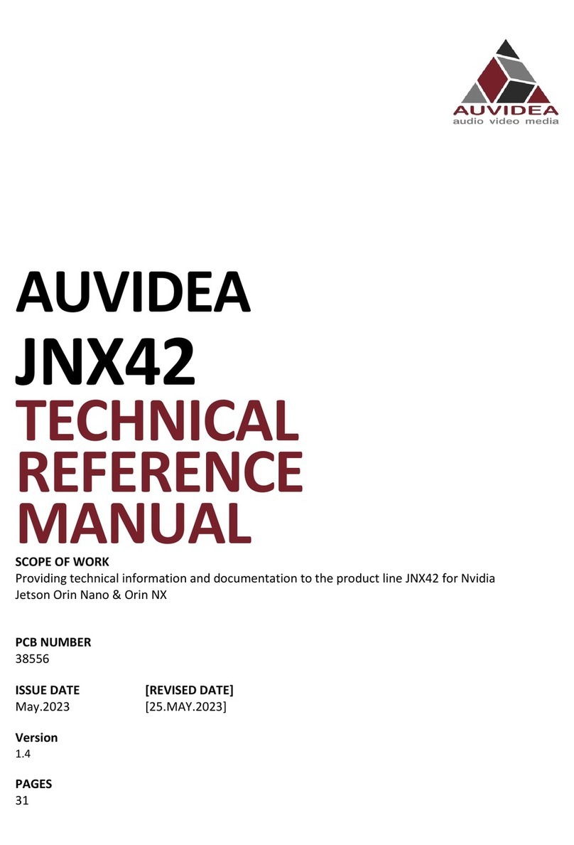 Auvidea JNX42 Product manual