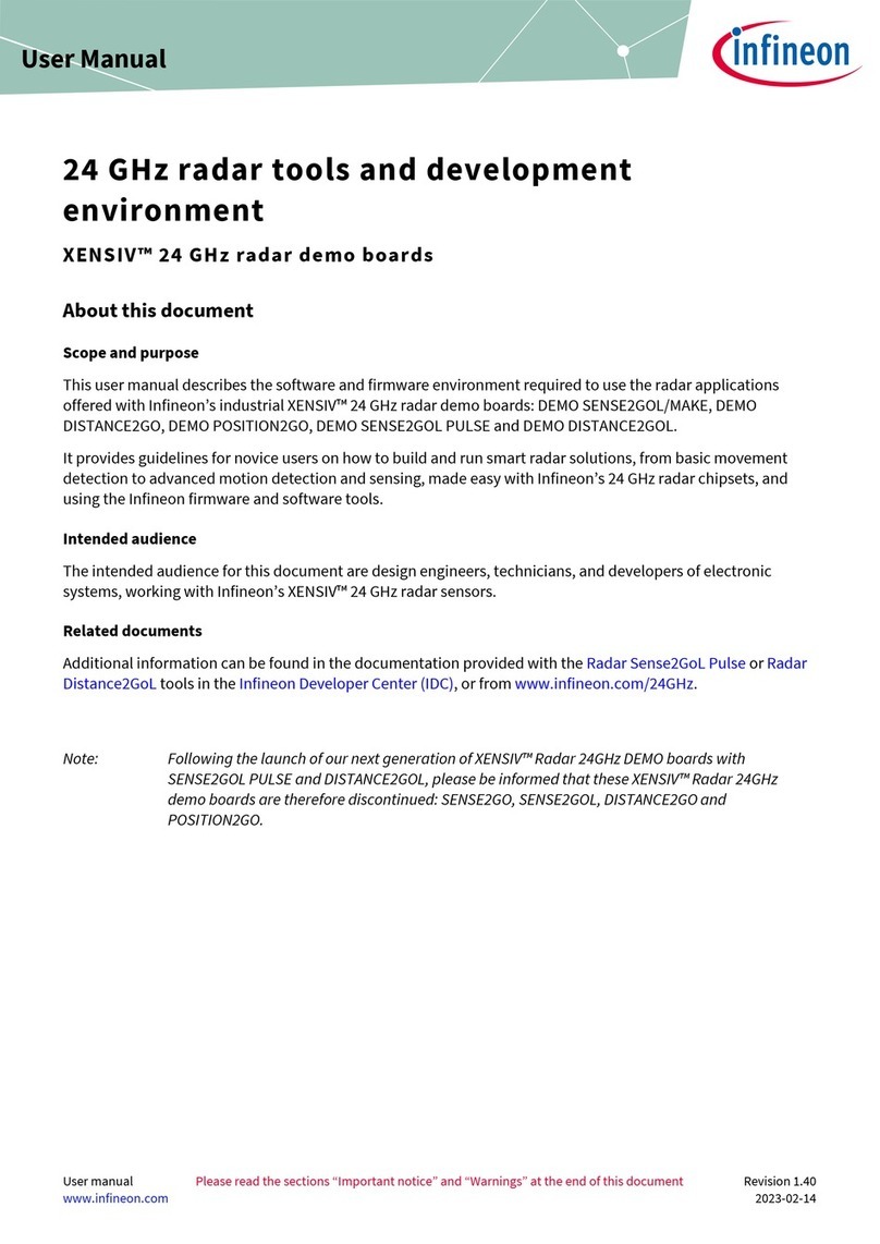 Infineon XENSIV DEMO SENSE2GOL user manual