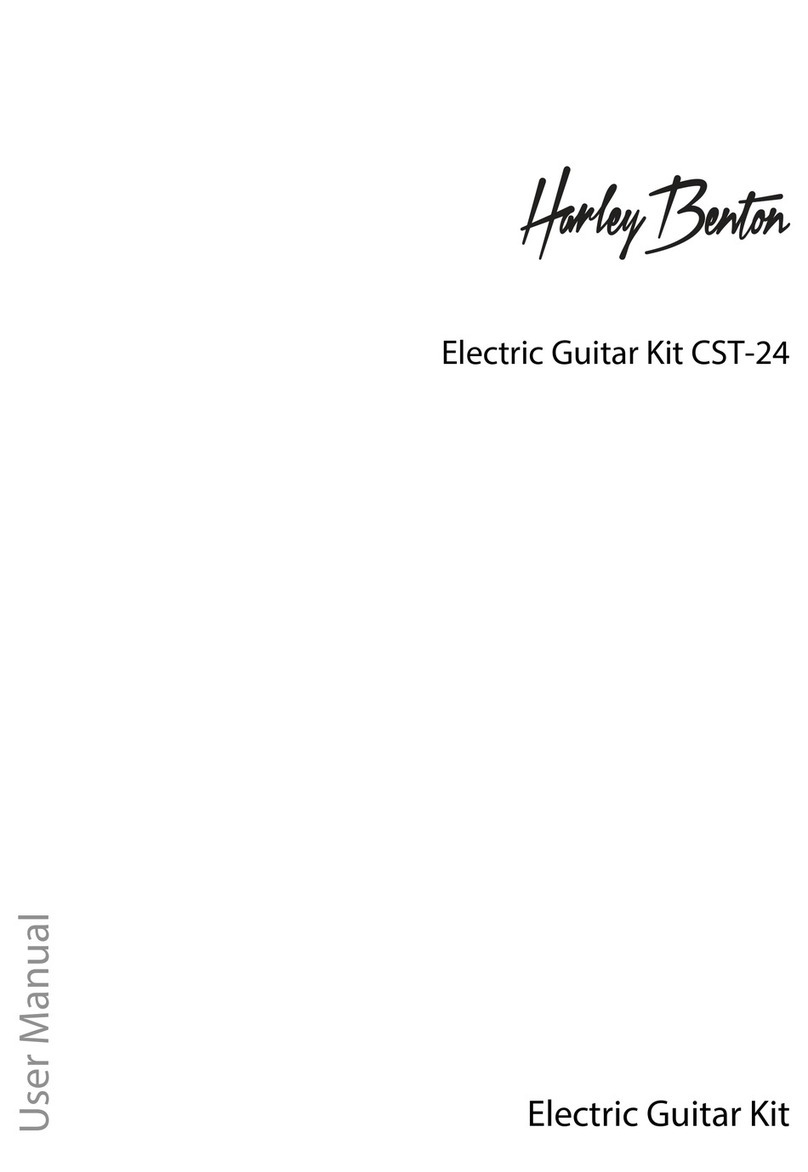 thomann Harley Benton CST-24 User manual