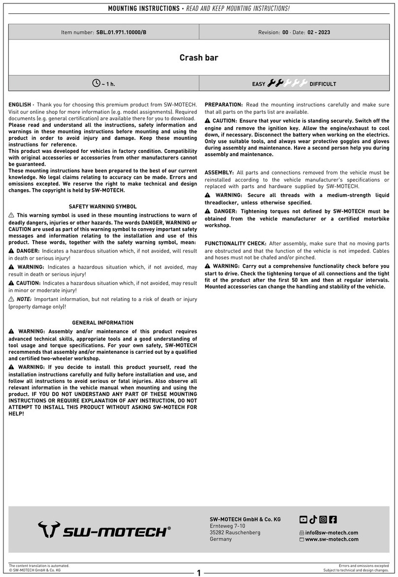 SW-Motech SBL.01.971.10000/B User manual