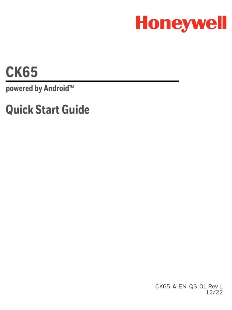 Honeywell CK65LON quick start guide
