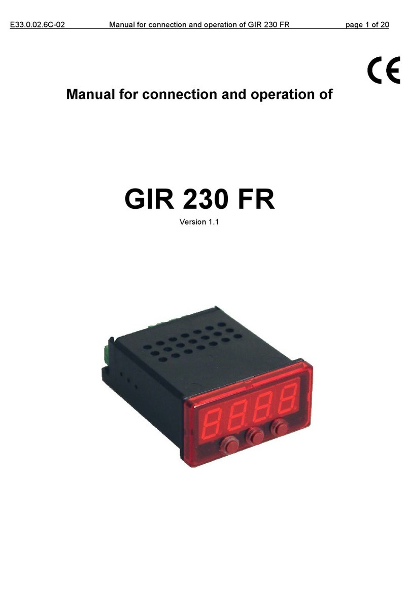 GREISINGER GIR 230 FR manual