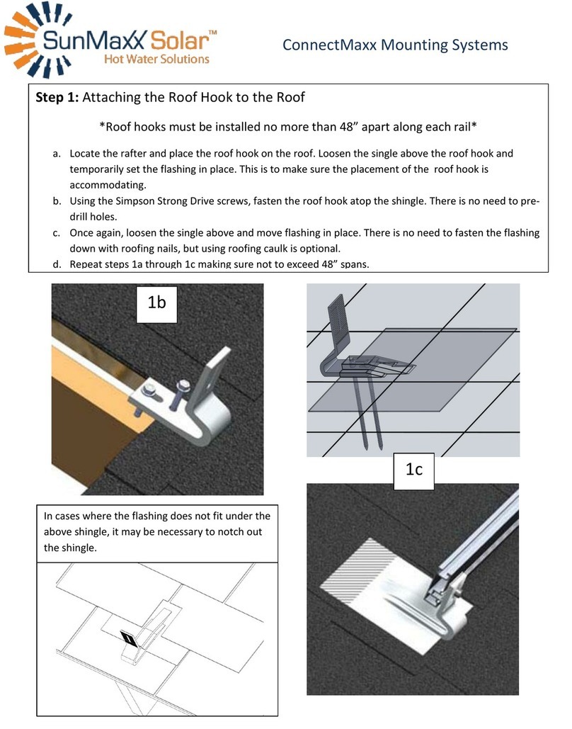 SunMaxx Solar ConnectMaxx User manual
