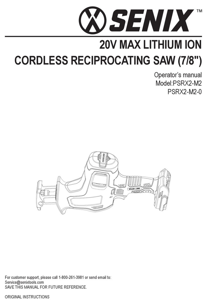 Senix PSRX2-M2 Operator's manual