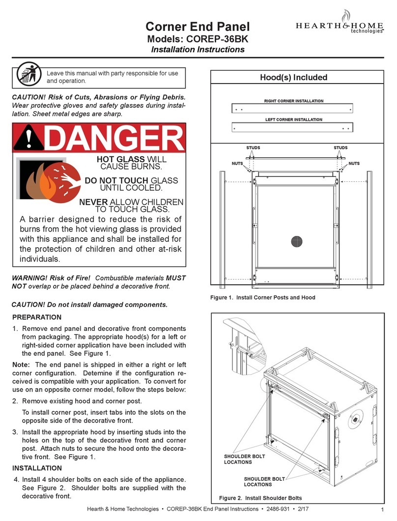 Hearth & Home COREP-36BK User manual