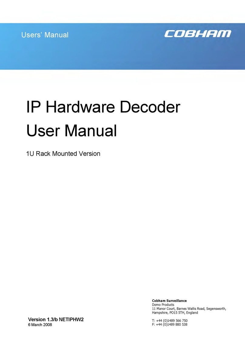 COBHAM NETIPHW2 User manual
