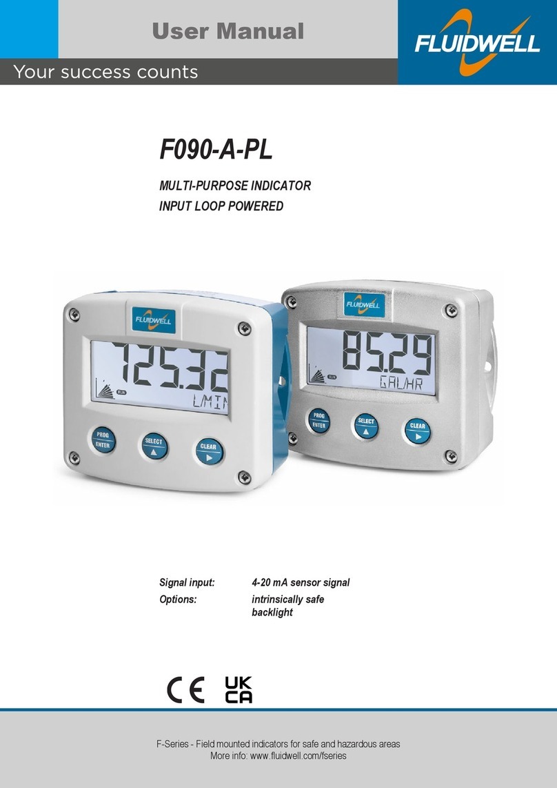 Fluidwell F090-A-PL user manual