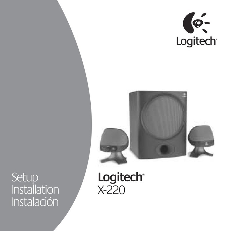 Logitech X-220 Operating and safety instructions Logitech X-220 Operating and safety instructions
