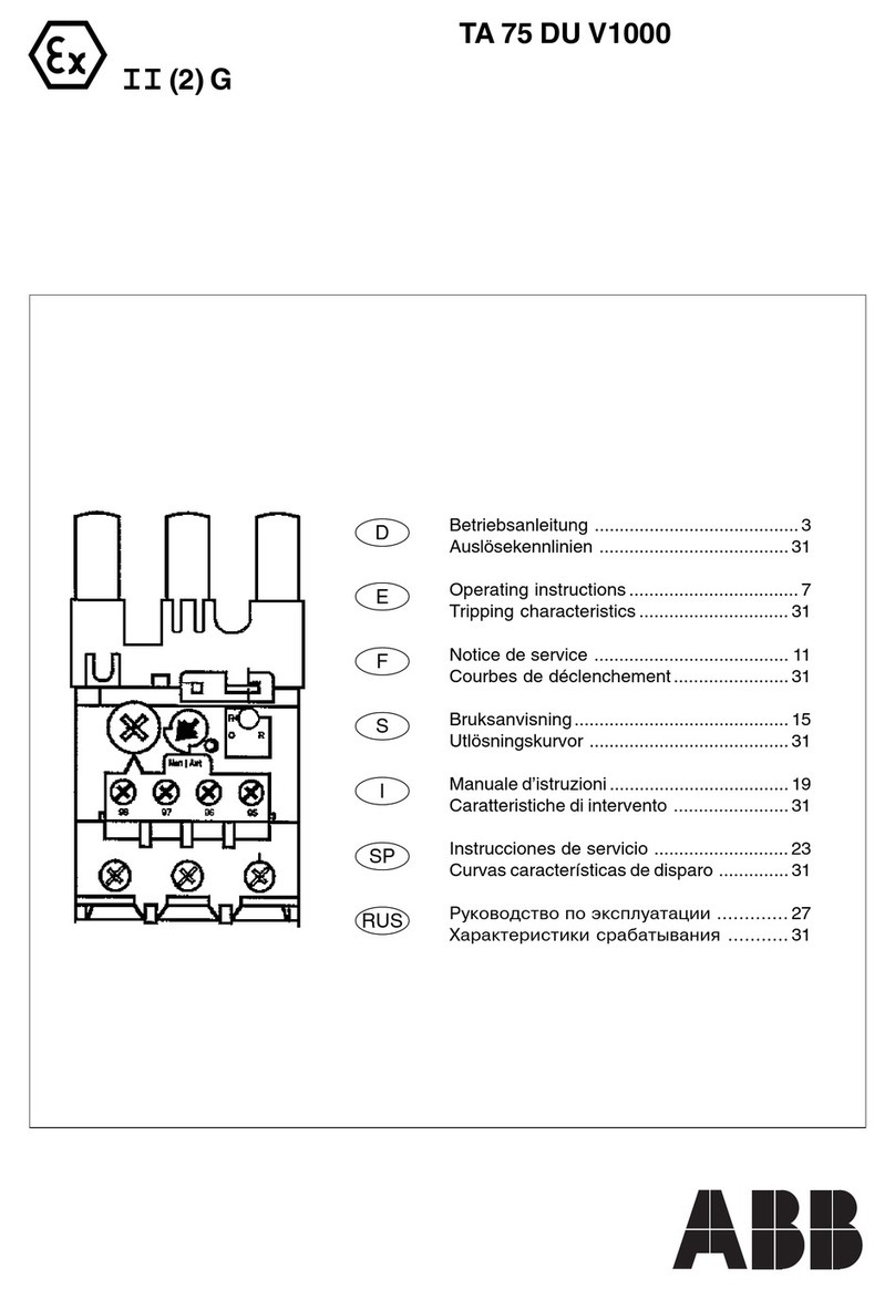 ABB TA 75 DU V1000 operating instructions