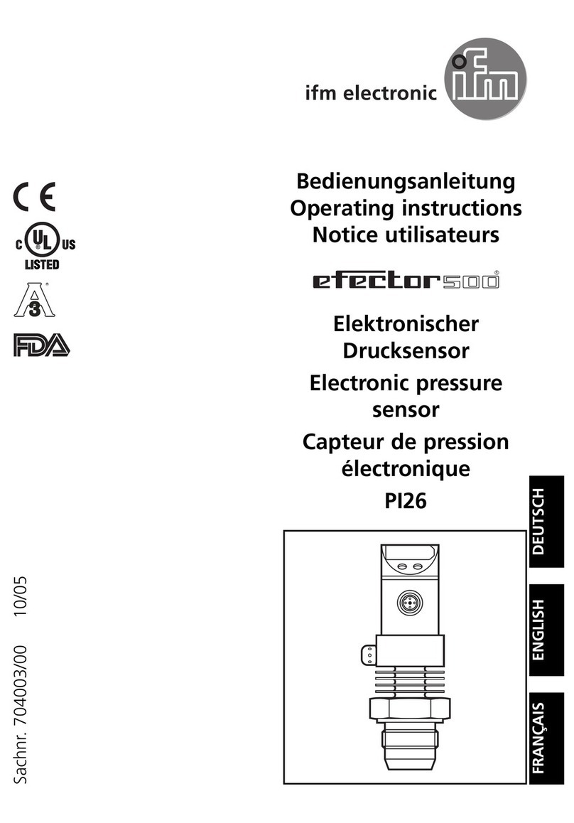 IFM Electronic EFECTOR 500 PI26 User manual IFM Electronic EFECTOR 500 PI26 User manual