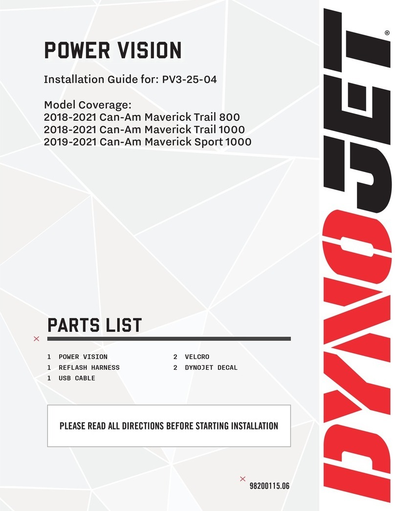 Dynojet POWER VISION PV3-25-04 User manual