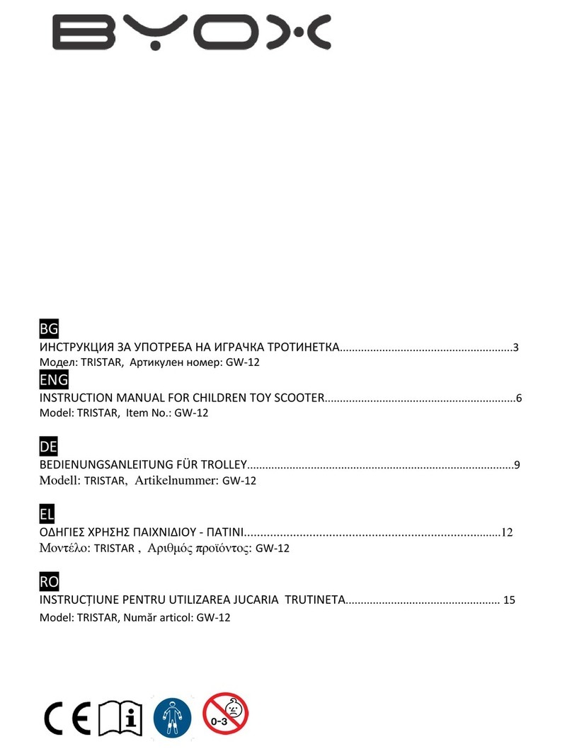 byox TRISTAR User manual
