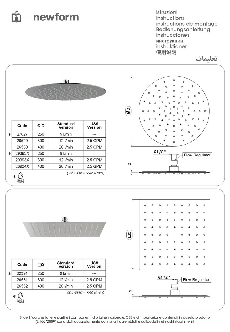 newform 27027 User manual