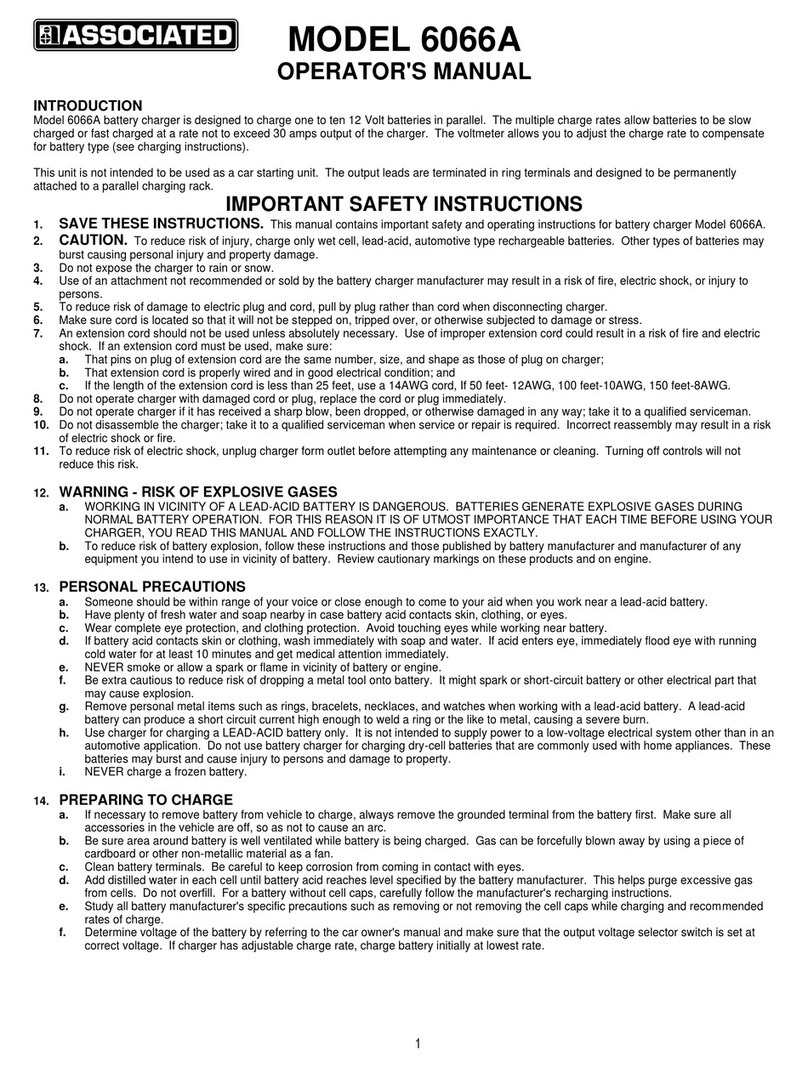 Associated 6066A Operator's manual