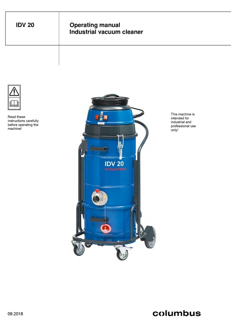 Columbus IDV 20 operating manual