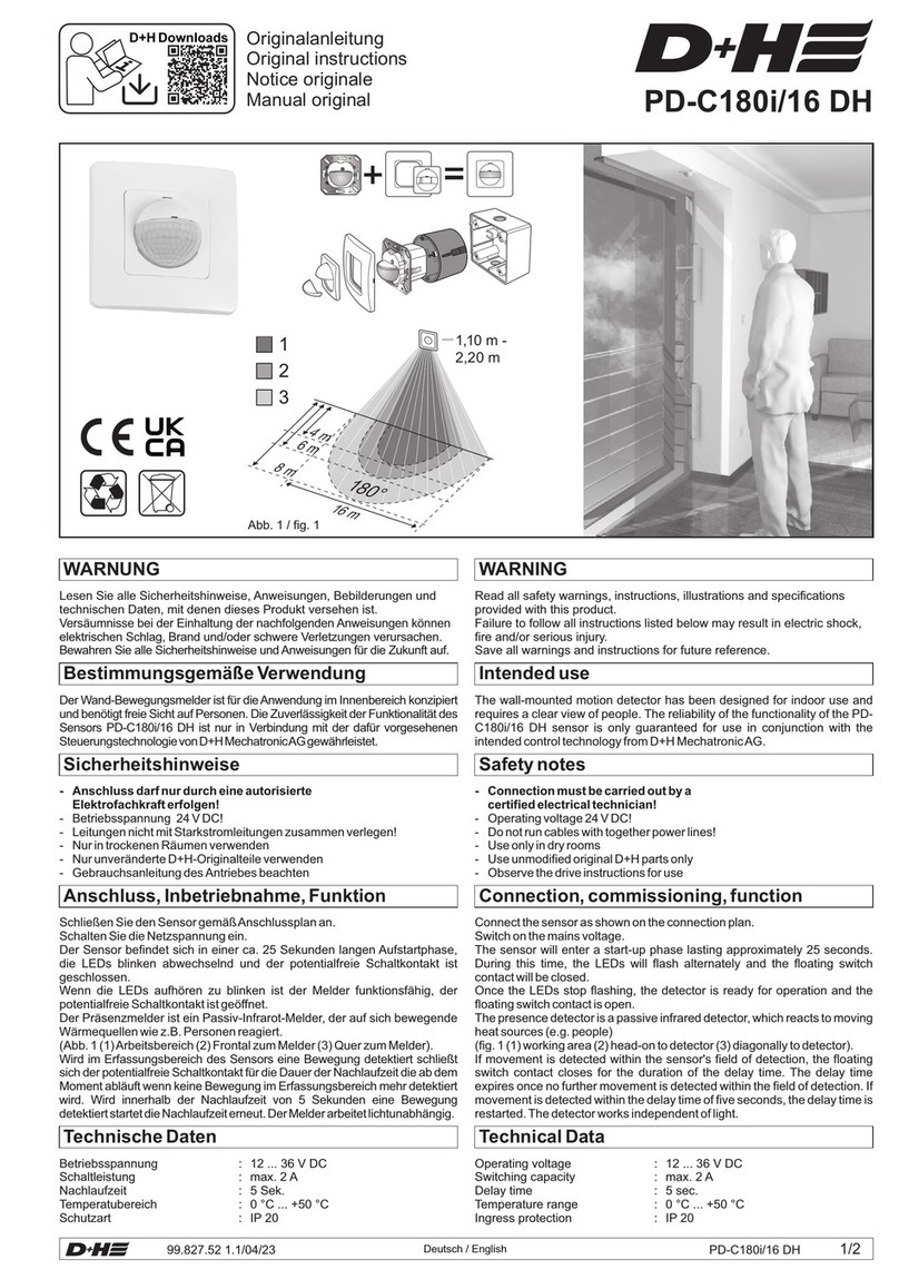 D+H PD-C180i/16 DH Original instructions