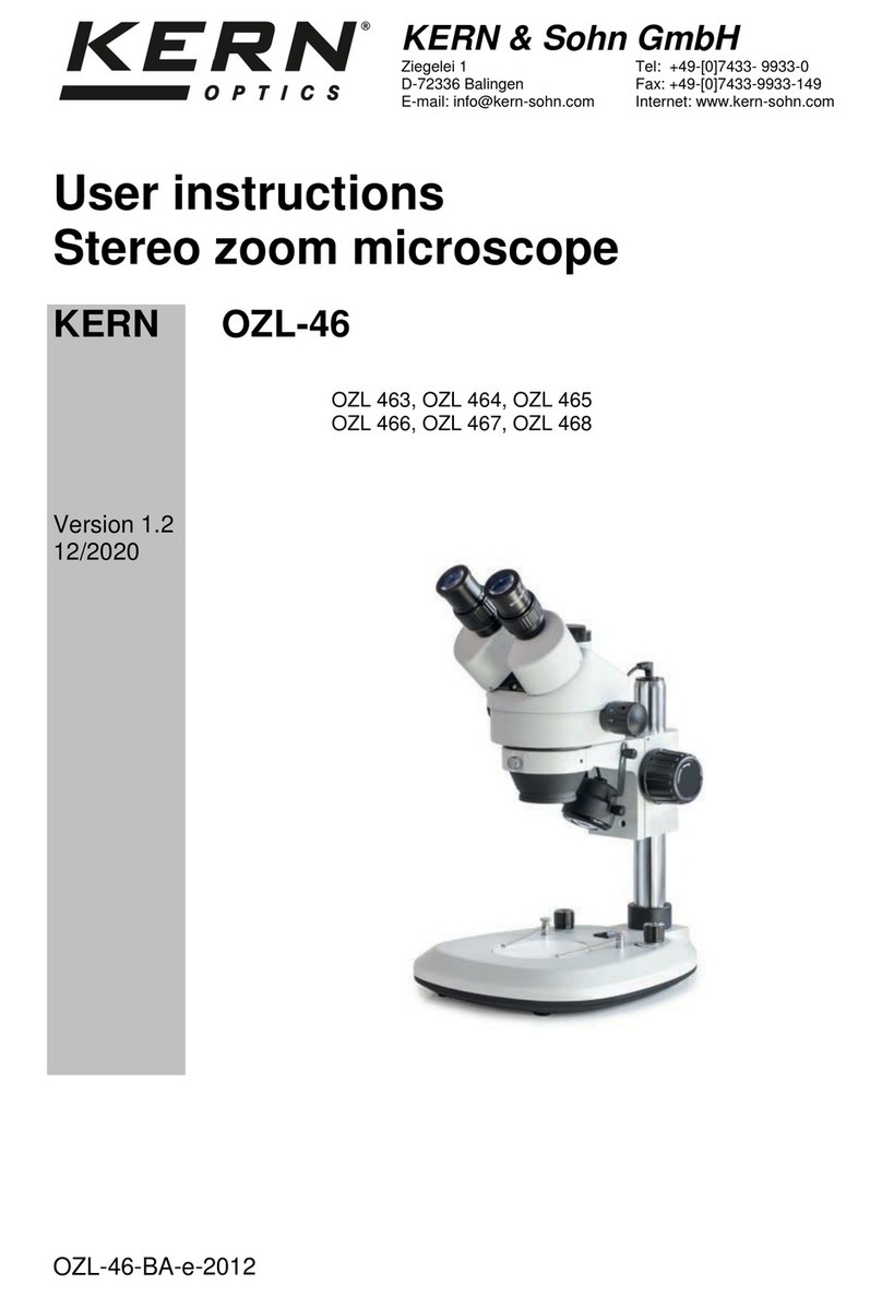 KERN OZL-46 User instructions