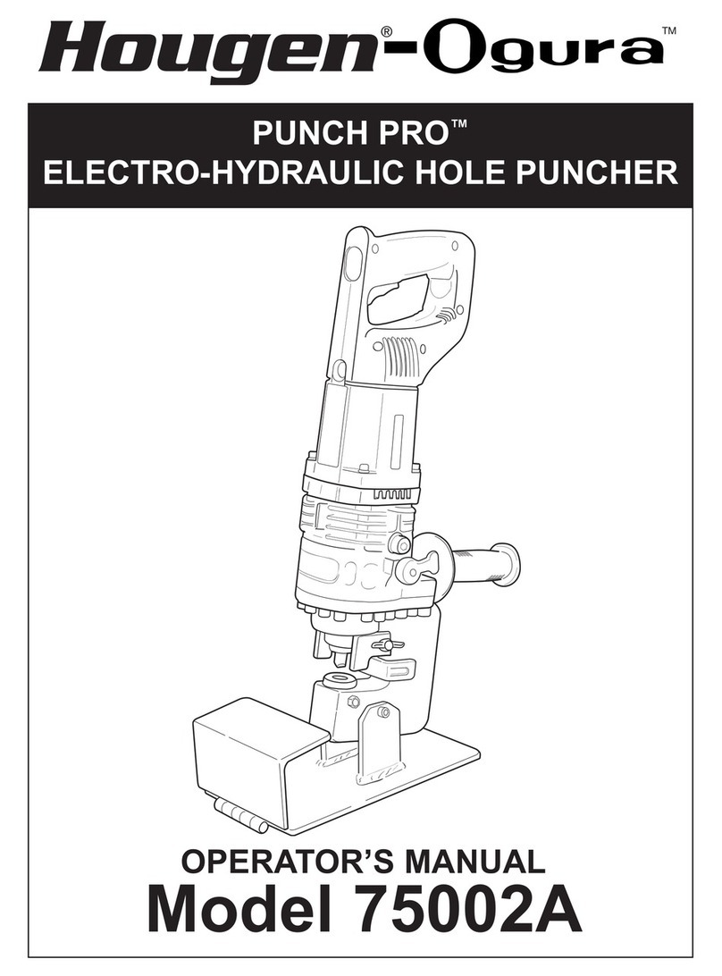 Hougen-Ogura PUNCH PRO 75002A Operator's manual
