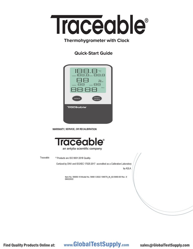 Traceable 5660 User manual