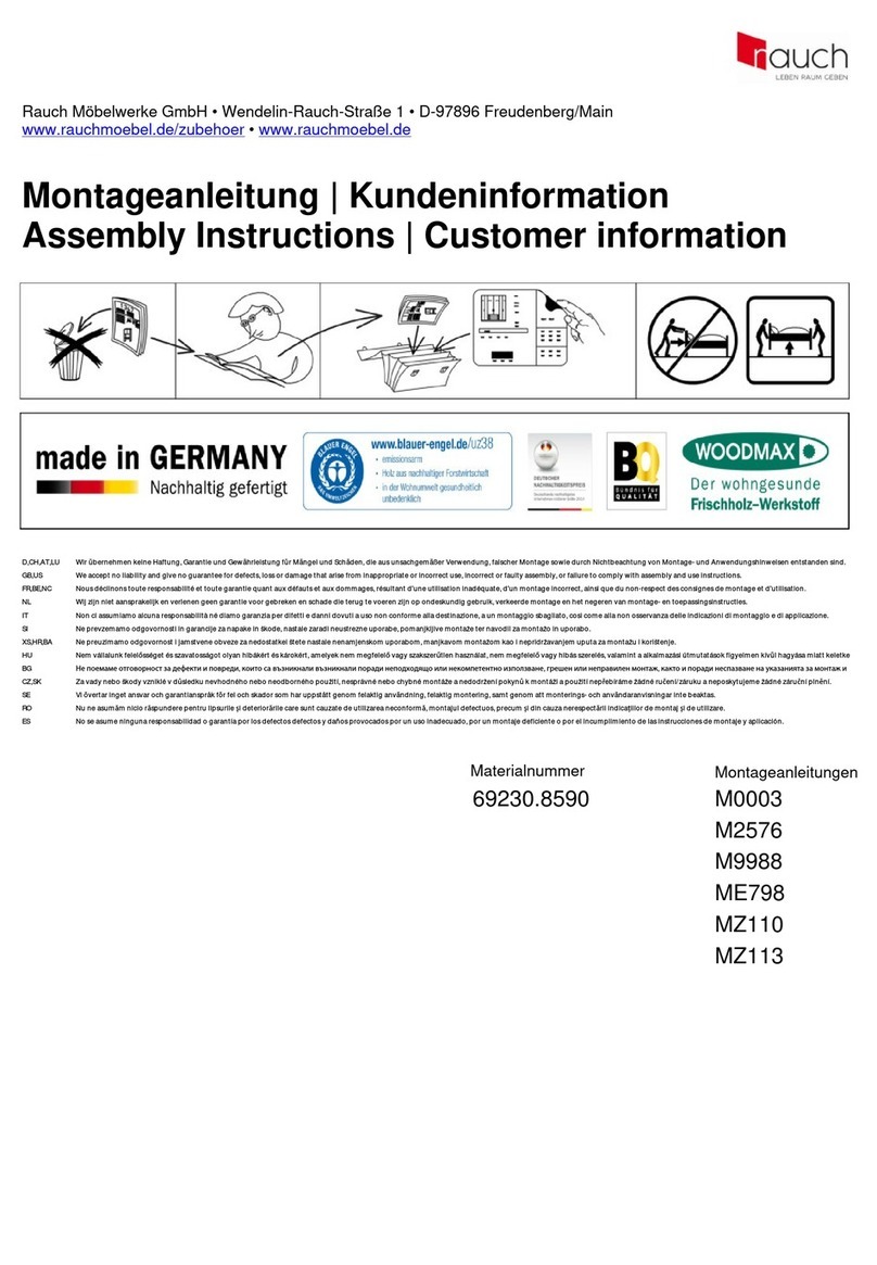 Rauch ME798 User manual