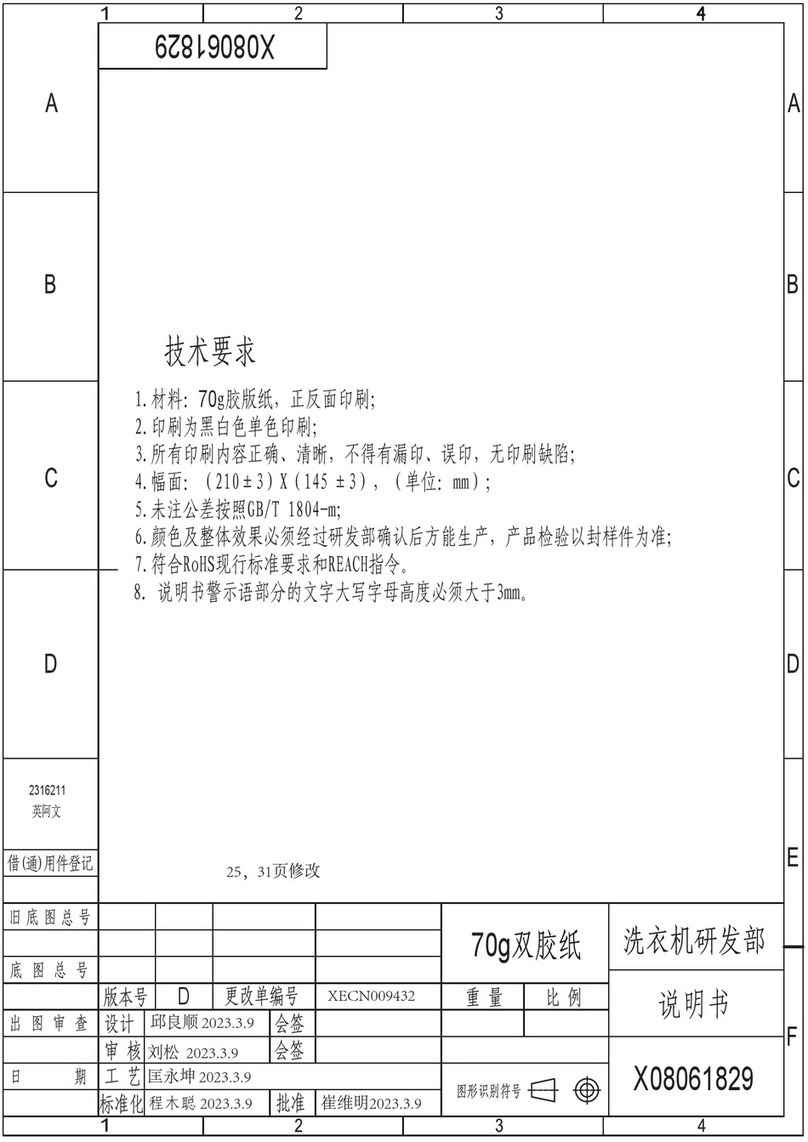 Hisense HWFS8014AB Mounting instructions