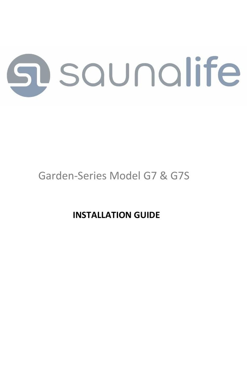 saunalife Garden G7 installation guide