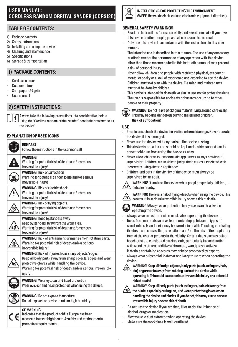 MASCOT CDRS125 user manual