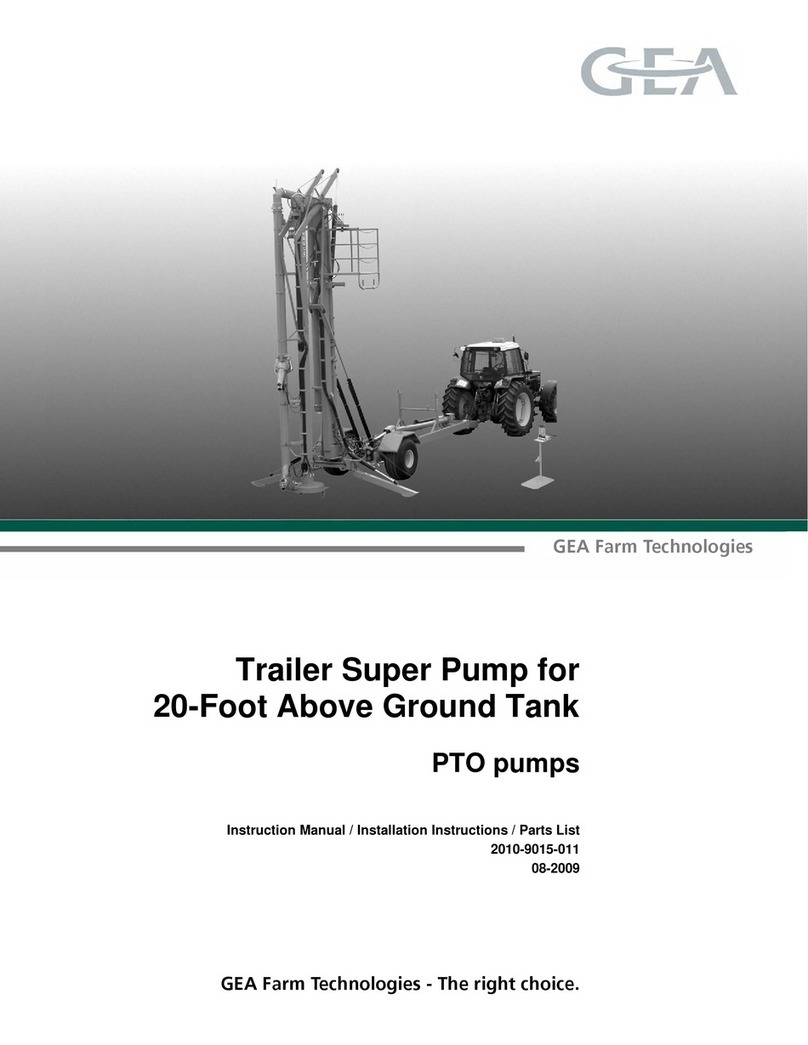 GEA Trailer Super Pump for 20-Foot Above Ground... Specification sheet