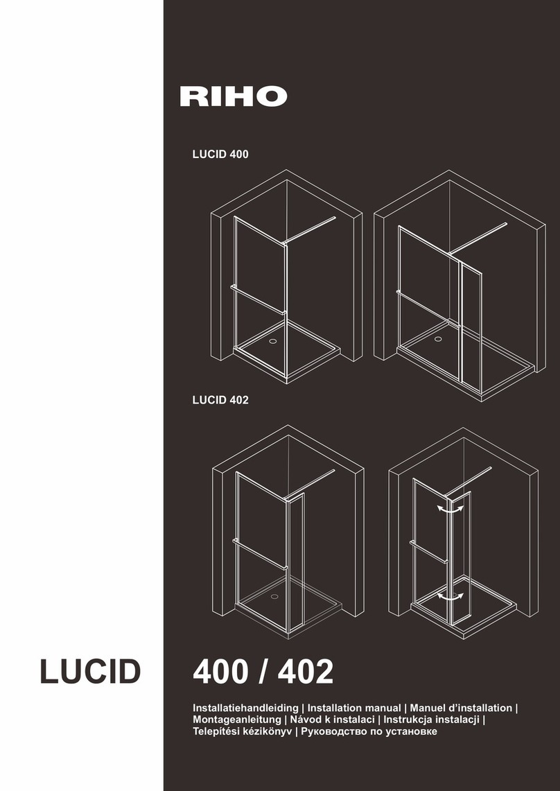 RIHO LUCID 400 installation manual