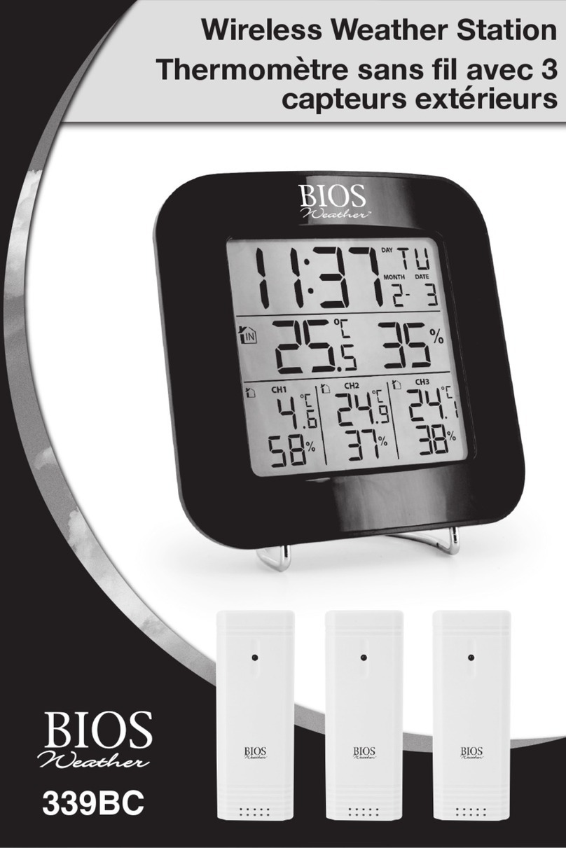 BIOS WEATHER 339BC manual
