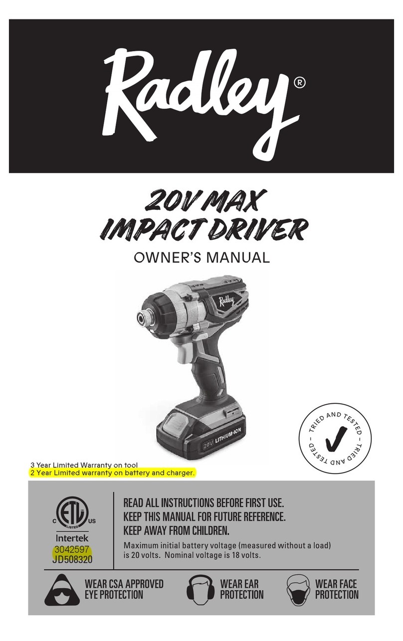 RADLEY 1239-306 owner's manual