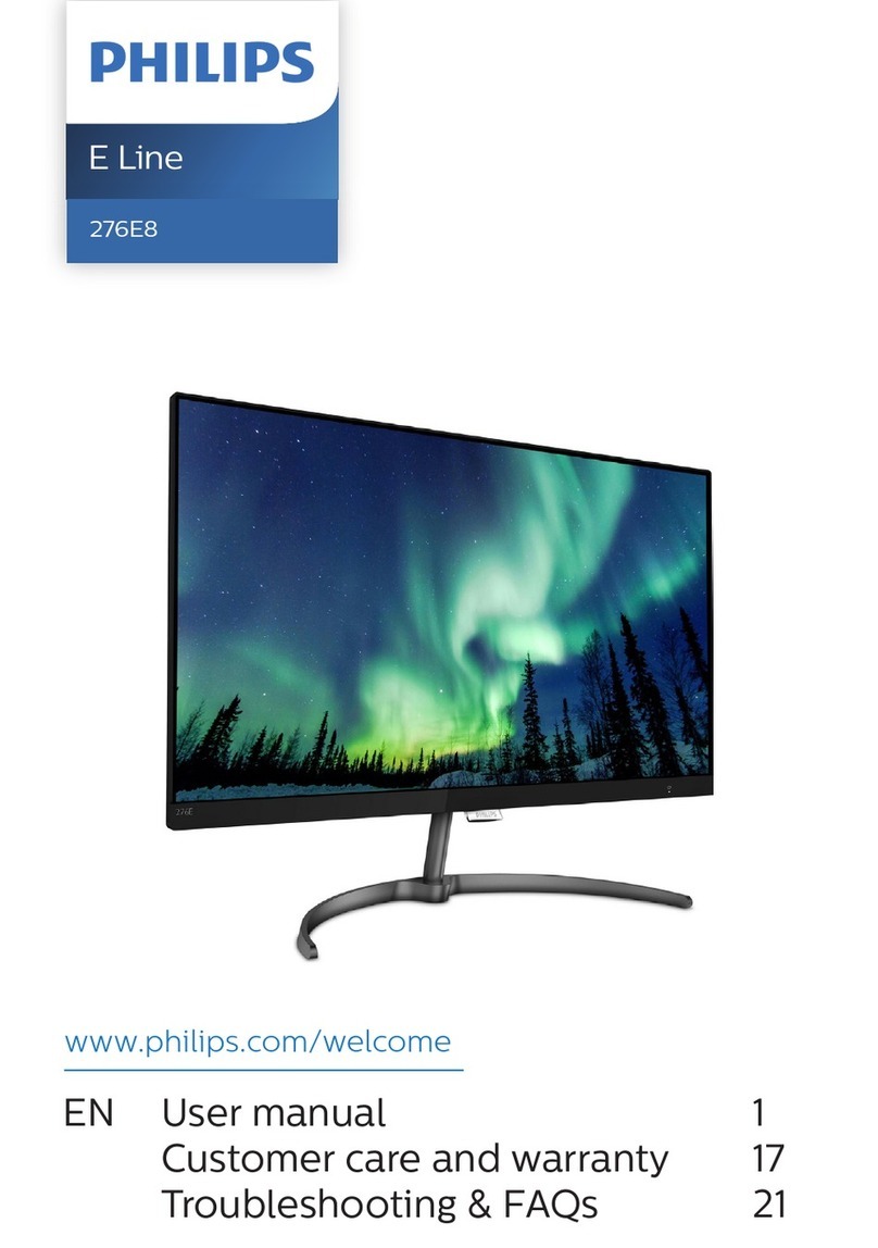 Philips 276E8 User manual