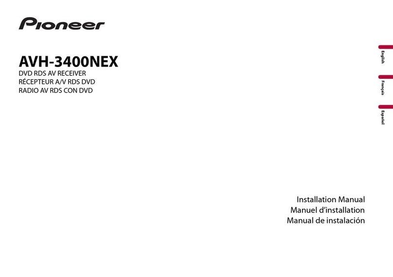 Pioneer AVH-3400NEX installation manual