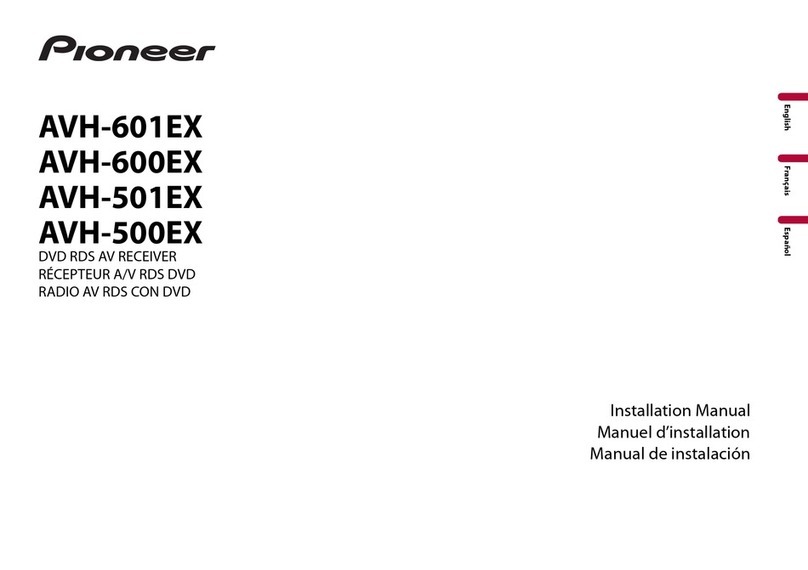 Pioneer AVH-601EX User manual