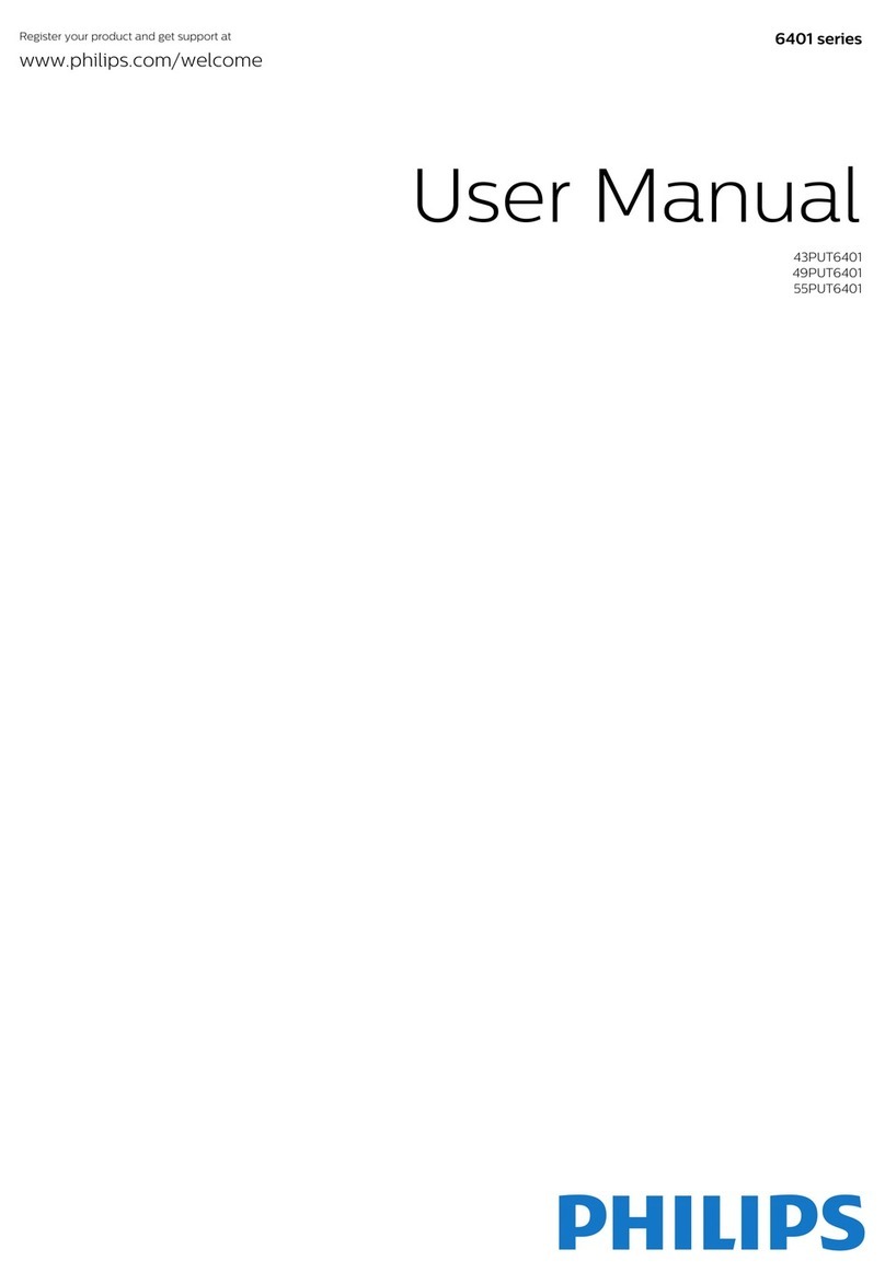 Philips Vejledning 49PUT6401 User manual