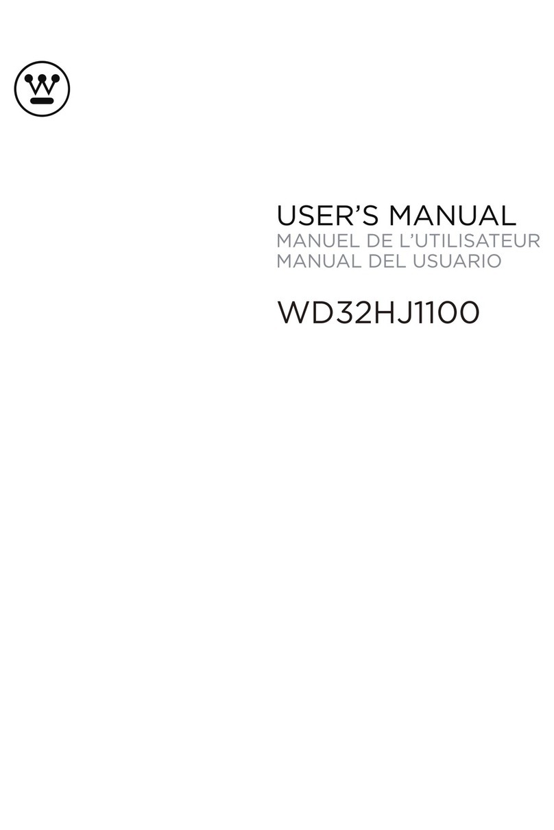 Westinghouse WD32HJ1100 User manual Westinghouse WD32HJ1100 User manual