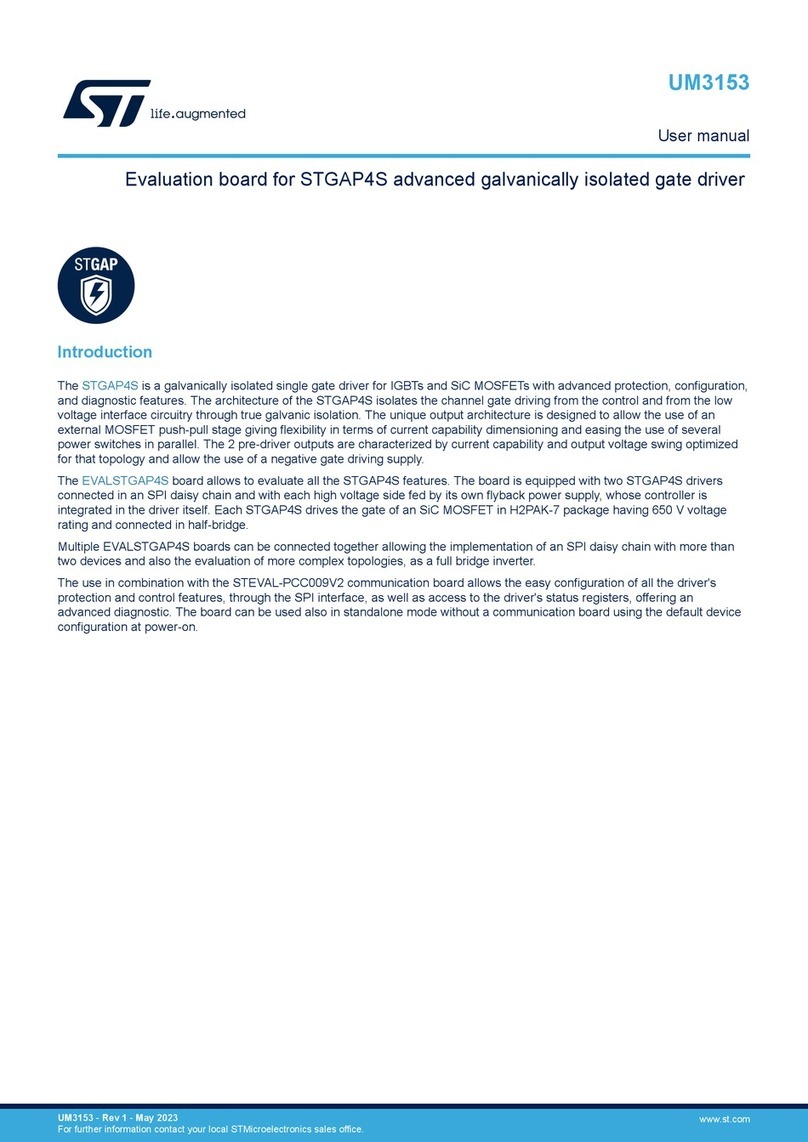 STMicroelectronics EVALSTGAP4S User manual
