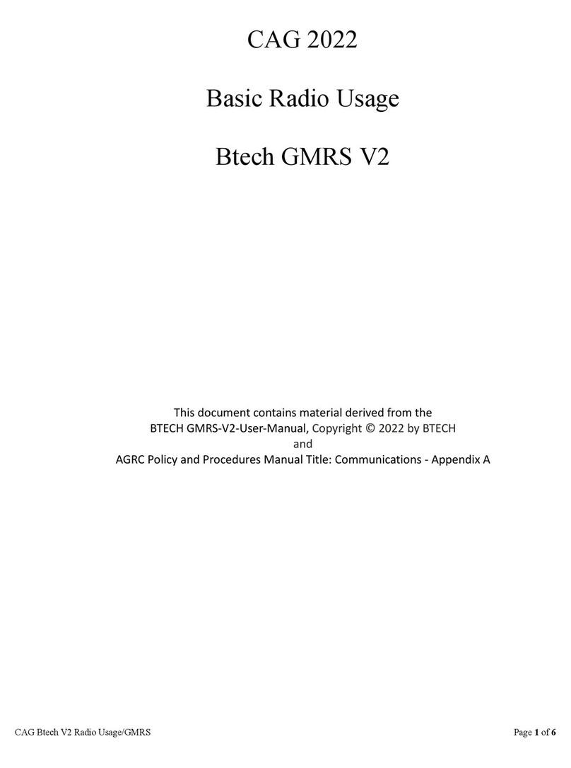 B-Tech GMRS V2 User manual