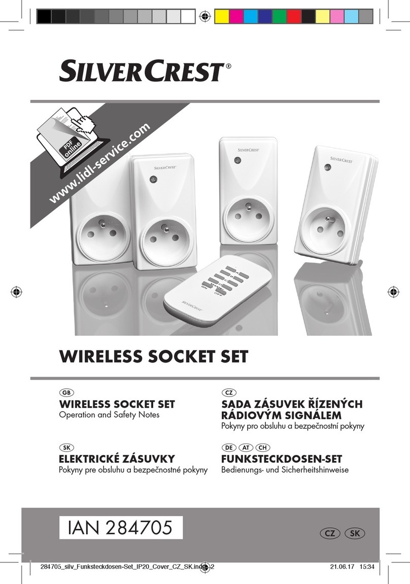 Silvercrest 284705 User manual Silvercrest 284705 User manual