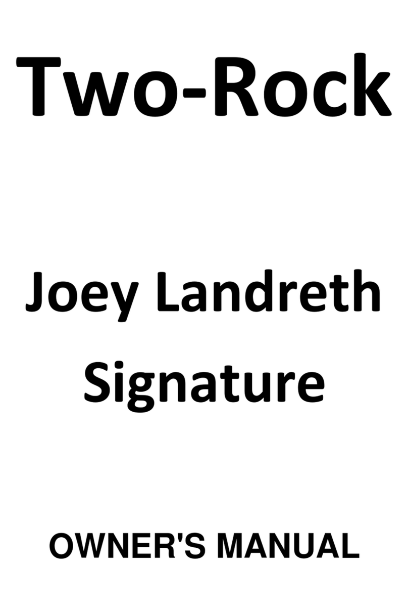 Two-Rock Joey Landreth Signature owner's manual