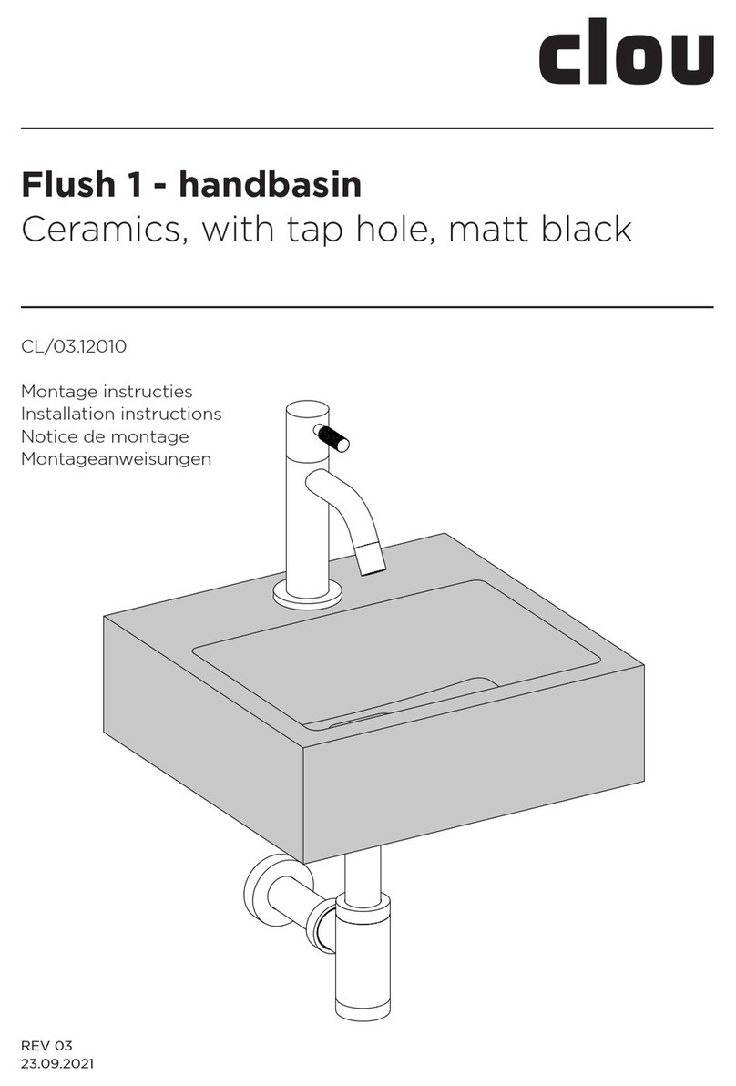 Clou Flush 1 CL/03.12010 User manual Clou Flush 1 CL/03.12010 User manual