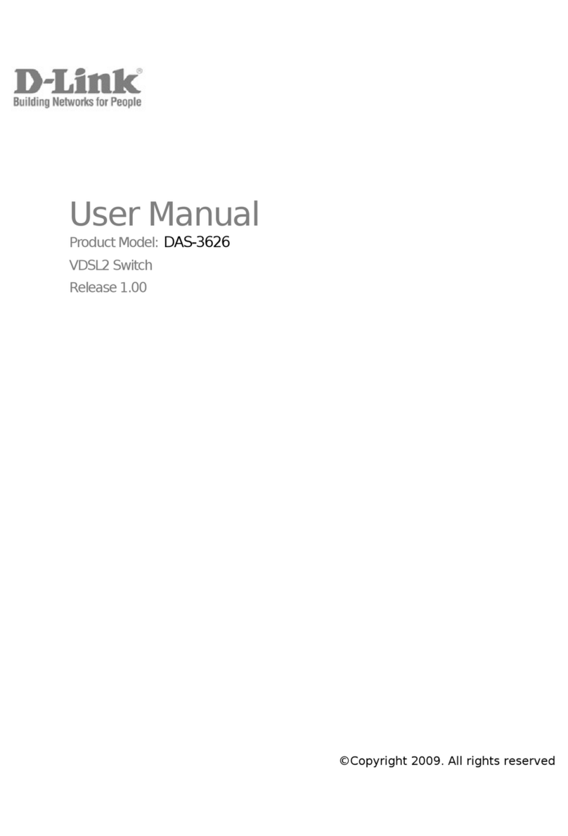 D-Link DAS-3626 User manual D-Link DAS-3626 User manual