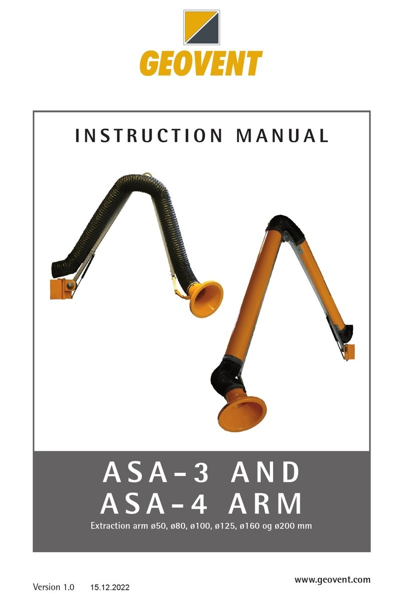 Geovent ASA-3 Series instruction manual