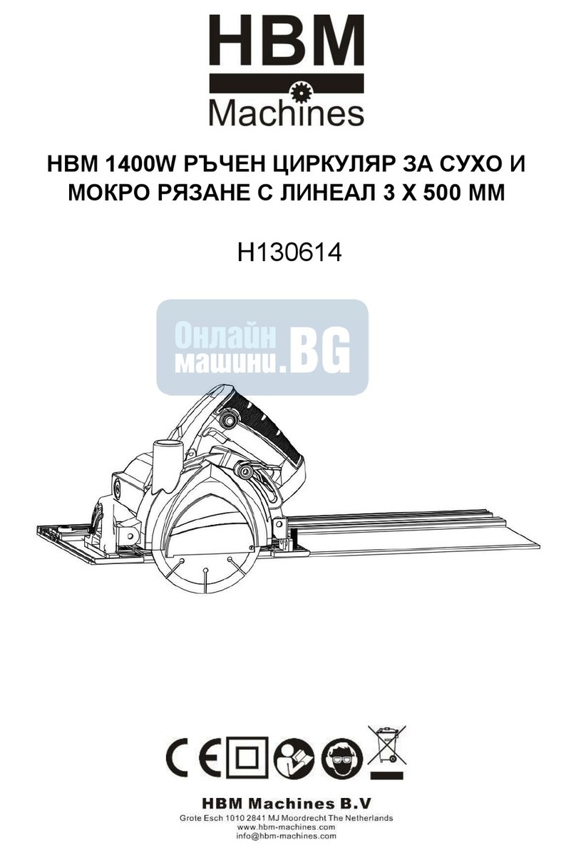 HBM Machines H130614 manual
