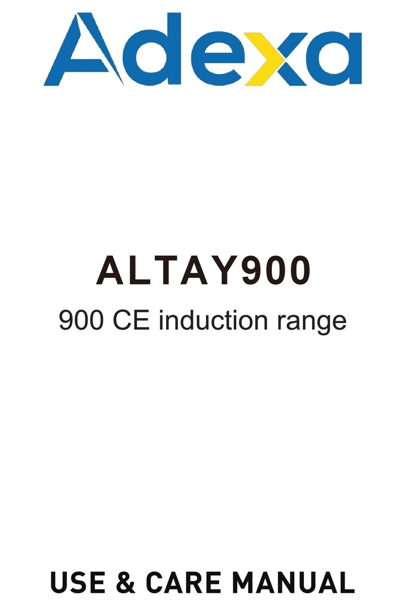 Adexa ALTAY900 Use & care manual