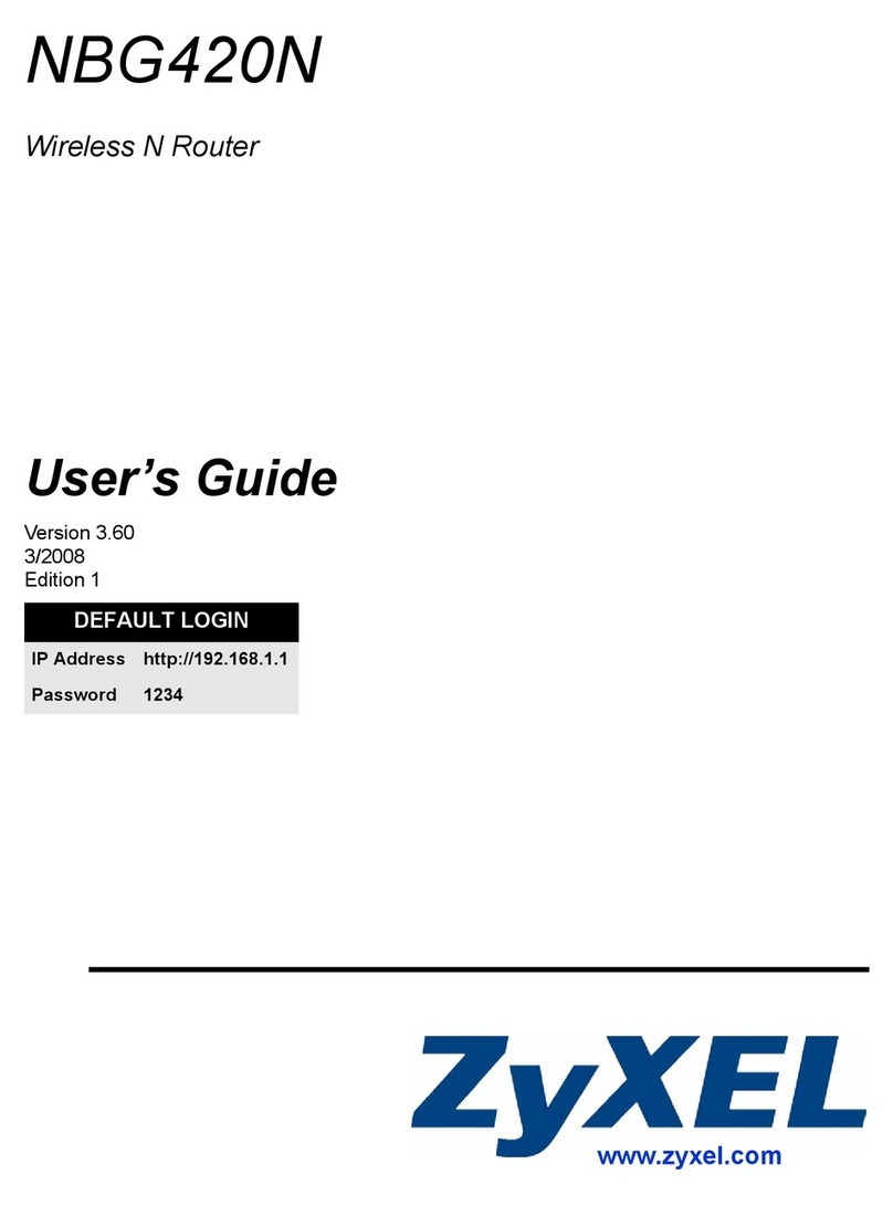 ZyXEL Communications NBG-420N User manual