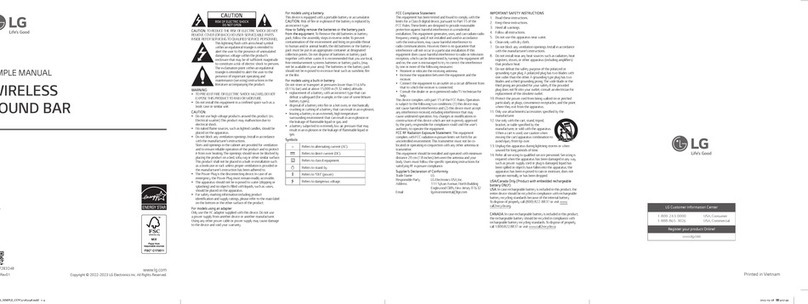 LG S40Q Specification sheet